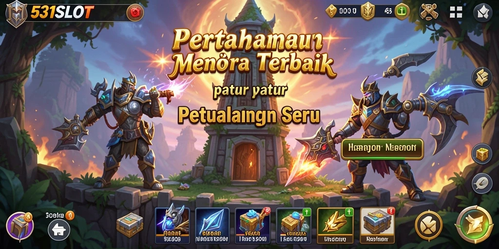Gameplay aksi ketegangan di 531SLOT saat melawan musuh.