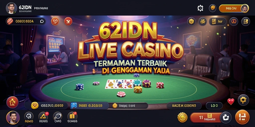 Tampilan gameplay Live Casino yang mengasyikkan dengan dealer profesional.