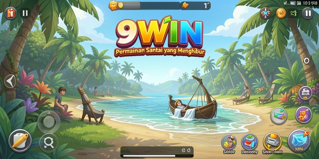 Screenshot dari gameplay seru 9WIN dengan berbagai tantangan.