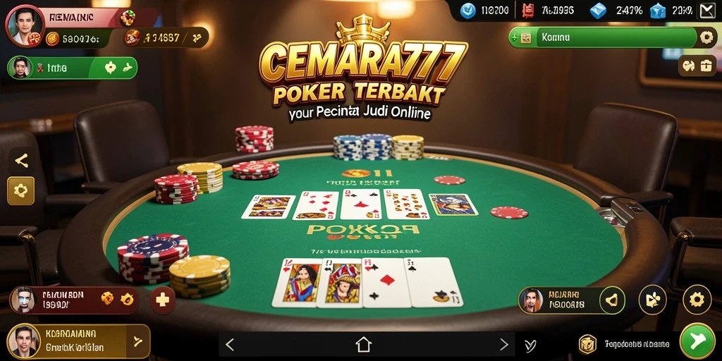 Screenshot gameplay <strong>CEMARA777</strong> menampilkan pengalaman Poker yang mendebarkan.