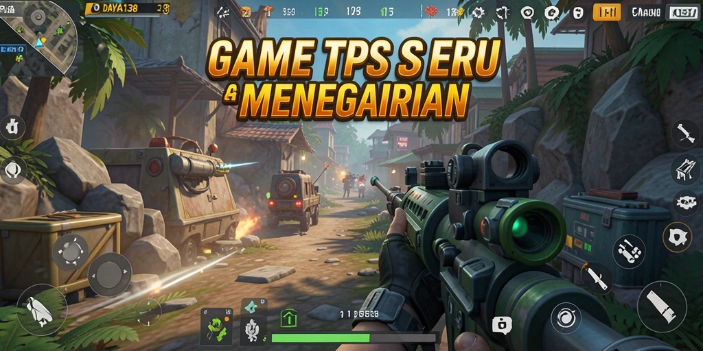 Tangkapan layar gameplay DAYA138 menampilkan aksi seru dan strategi dalam TPS.