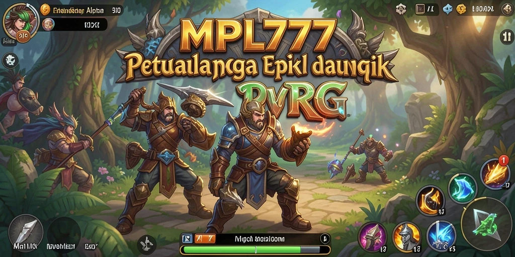 Screenshot gameplay MPL777 menampilkan aksi pertempuran yang mendebarkan di dunia RPG.
