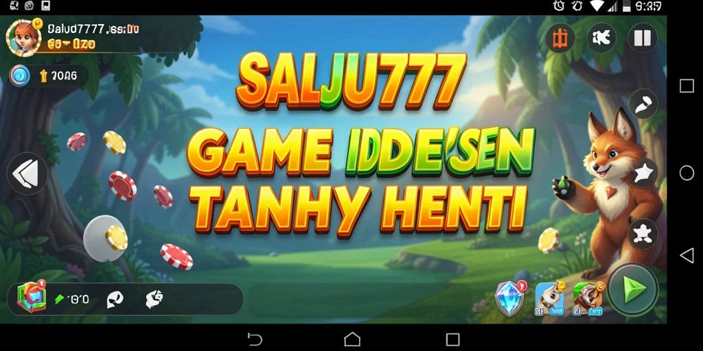Tampilan menarik dari permainan SALJU777 dengan nuansa salju.