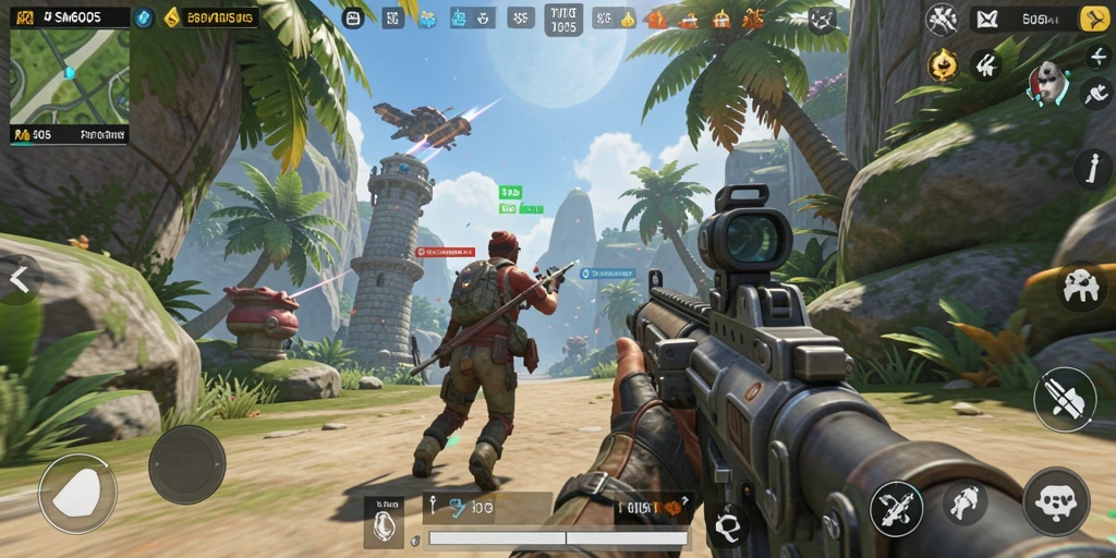 Tampilan gameplay SM605 yang seru dan mendebarkan.